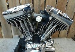 02 Harley Touring FLHT RUNNING COMP TESTED CARB 1450 ENGINE MOTOR 19023mi VIDEO