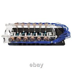 100-240V to 5V Version Motor Model 12-Coil V-Shaped Electromagnet Engine Model