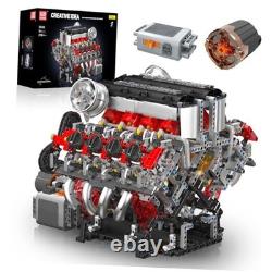10130 V8 Engine Model Kit 2718 Pcs to Build Your Own Surper Car Engine