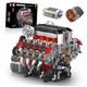 10130 V8 Engine Model Kit 2718 Pcs To Build Your Own Surper Car Engine