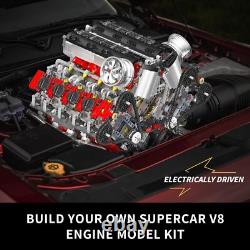 10130 V8 Engine Model Kit 2718 Pcs to Build Your Own Surper Car Engine DIY S