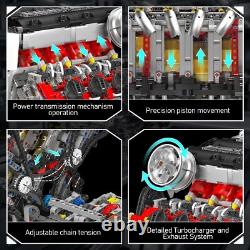 10130 V8 Engine Model Kit 2718 Pcs to Build Your Own Surper Car Engine DIY S