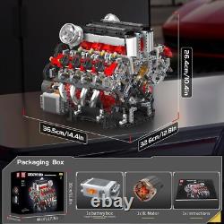 10130 V8 Engine Model Kit 2718 Pcs to Build Your Own Surper Car Engine DIY S 10130 V8 Engine Model Kit 2718 Pcs to Build Your Own Surper Car Engine DIY S