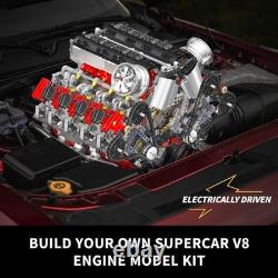 10130 V8 Engine Model Kit 2718 Pcs to Build Your Own Surper Car Engine DI