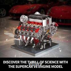 10130 V8 Engine Model Kit 2718 Pcs to Build Your Own Surper Car Engine DI