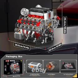 10130 V8 Engine Model Kit 2718 Pcs to Build Your Own Surper Car Engine DI