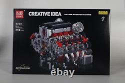 10130 V8 Engine Model Kit 2718 Pcs to Build Your Own Surper Car Engine DI