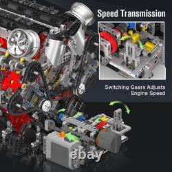 10130 V8 Engine Model kit That Runs Build Your Own STEM V8 Model Engine for