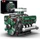10182 V8 Engine Model Kit That Runs Build Your Own Mini Engine, Buildable Diy