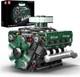 10182 V8 Engine Model Kit That Runs Build Your Own Mini Engine, Buildable Diy