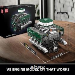 10182 V8 Engine Model Kit That Runs Build Your Own Mini Engine, Buildable DIY