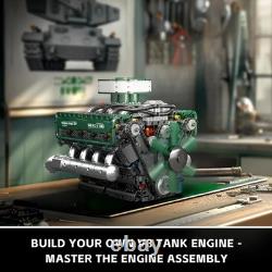 10182 V8 Engine Model Kit That Runs Build Your Own Mini Engine, Buildable DIY