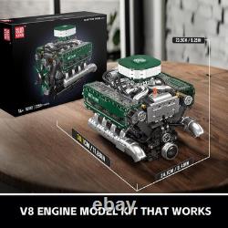 10182 V8 Engine Model Kit That Runs Build Your Own Mini Engine, Buildable DIY