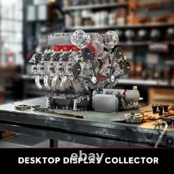 10219 V8 Engine Model Kit Build Your Own Supercar Model Engine, STEM Engine