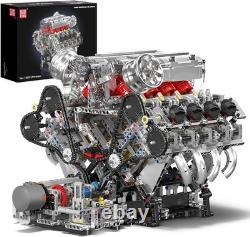 10219 V8 Engine Model Kit Build Your Own Supercar Model Engine, STEM Engineeri