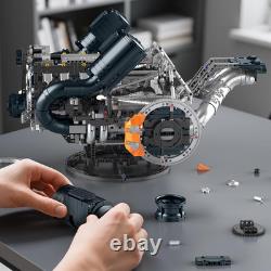 10248 V8 Engine Model That Works, Build Your Own Cars Combustion Battery/Motor B