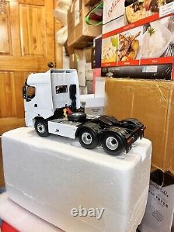 124 Scale Dragon Motor H7 White Day Cab Truck Tractor Diecast Model Car