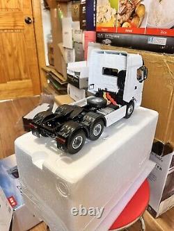 124 Scale Dragon Motor H7 White Day Cab Truck Tractor Diecast Model Car