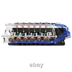 12-Coil Motor Model Teaching DIY Tool V-type Electromagnet Engine Model 5V