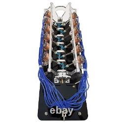 12-Coil Version Motor Model V-Shaped Electromagnet Engine Model 100-240V to 5V