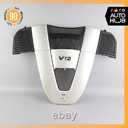 15-17 Mercedes W222 S600 MAYBACH V12 M277 Engine Motor Rear Cover Trim Panel OEM