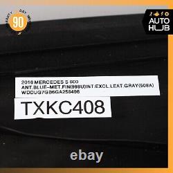 15-17 Mercedes W222 S600 MAYBACH V12 M277 Engine Motor Rear Cover Trim Panel OEM