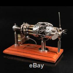 16 Cylinder External Combustion Hot Air Stirling Engine Motor Model for Aircraft