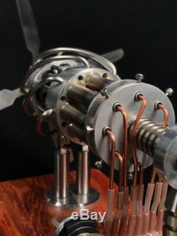 16 Cylinder External Combustion Hot Air Stirling Engine Motor Model for Aircraft