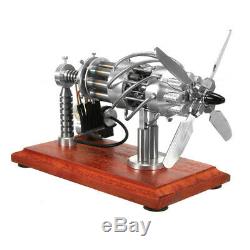 16 Cylinder Hot Air Stirling Engine Motor Model Creative Educational Toy Engine