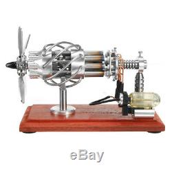 16 Cylinder Hot Air Stirling Engine Motor Model Creative Motor Engine Toy Engine