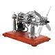 16 Cylinder Hot Air Stirling Engine Motor Model Education Aircraf Propeller Toy