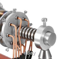 16 Cylinder Hot Air Stirling Engine Motor Model Steam Power Stainless Steel Toy