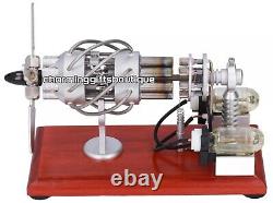 16 Cylinder Stirling Engine Motor Model that Works Physical Educational Toy Gift