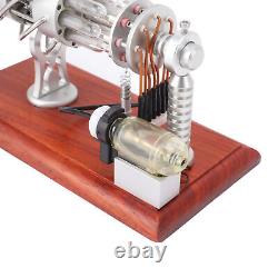 16 Cylinders Hot Air Stirling Engine Educational Stirling Engine Motor Model