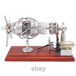 16 Cylinders Hot Air Stirling Engine Educational Stirling Engine Motor Model NEW