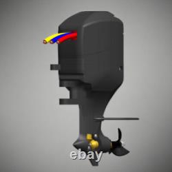 18 Racing 400 Outboard Motor Model Toy High-Detail Boat Engine ReplicaAE