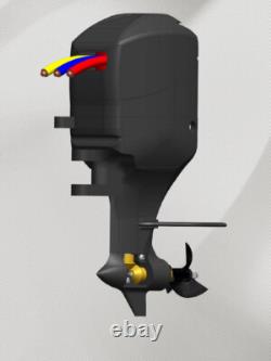 18 Racing 400 Outboard Motor Model Toy High-Detail Boat Engine ReplicaXc