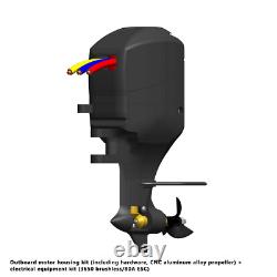 18 Racing 400 Outboard Motor Model Toy High-Detail Boat Engine Replica