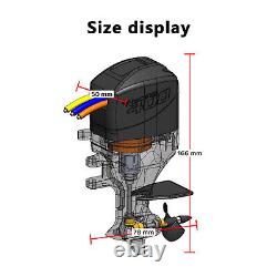 18 Racing 400 Outboard Motor Model Toy High-Detail Boat Engine Replica