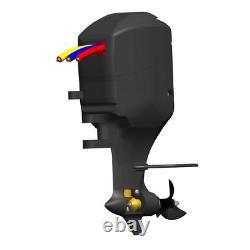 18 Racing 400 Outboard Motor Model Toy High-Detail Boat Engine Replica