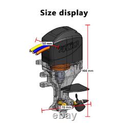 18 Racing 400 Outboard Motor Model Toy High-Detail Boat Engine Replicawl