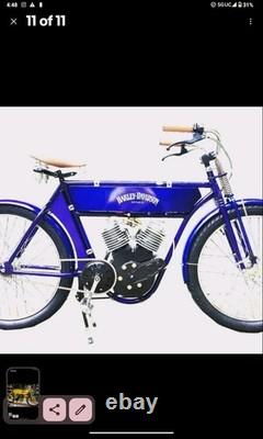 1906 HARLEY REPLICA VTWIN DECOR ENGINE Motor Only FULL SCALE BOARD TRACK INDIAN