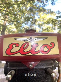 1928 Evinrude Elto Opposed Twin Engine Boat Motor Model Number 307-02484