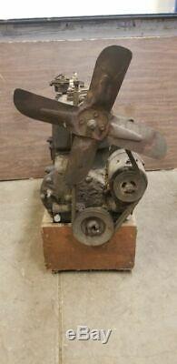 1929 Ford Model A 4 Cylinder Engine Motor Block A1895686 Turns Free Compression