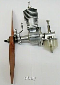 1940's Victor ROCKET MODEL spark ignition Airplane Engine gas motor withprop MINT