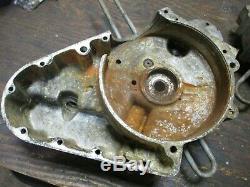 1955 Panther M100 Model 100 Engine Motor Bottom End Crank Cases Left Right Case