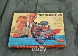 1960 Renwal VISIBLE V-8 ENGINE Motorized 1/4 SCALE MODEL KIT New Old Stock