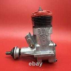 1966 McCoy 40 Red Head Stunt model airplane engine vintage. 40 glow motor