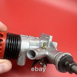 1966 McCoy 40 Red Head Stunt model airplane engine vintage. 40 glow motor
