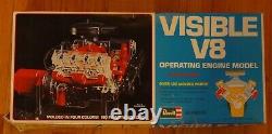 1977 Revell Visible V8 Operating Engine Paintless Model Kit